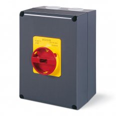 Průmyslový spínač ISOLATOR kovový 100A 3P IP65 emergency SCAME 590.HEM10003