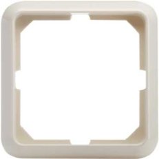 Krycí rámeček ELSO FASHION jednonásobný, perlově bílá 204100