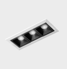 NSES Recessed with Frame White-Black 6 W