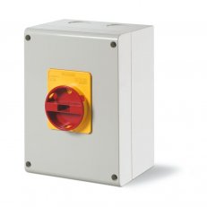 Průmyslový spínač ISOLATOR plastový 63A 4P IP65 emergency SCAME 590.EM6305