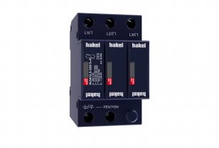 Svodič impulzních proudů a rázového přepětí HAKEL HLSA12,5-320/3+0 SPD typ 1+2