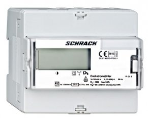 Digitální elektroměr 80A, 3fázový,1 tarif,Modbus/RS485,MID SCHRACK MGDIZ480--