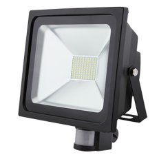 LED reflektor Classic PIR SMD 50W černý, 5500K, 4500lm FK TECHNICS 4738298