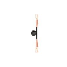 HAVANA AP 2X40W E27 BLACK/RED COPPER mic