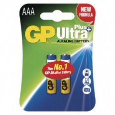 GP alkalická baterie ULTRA PLUS AAA (LR03) 2BL /1017112000/ B17112