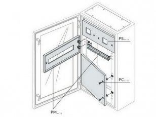 Panel plný 200x400mm (vxš) mm (šxv) RAL7035 ABB PC1406K