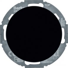 Otočný stmívač 420 W s centrálním dílem (R,L,C), R.classic, černá lesk 29442045