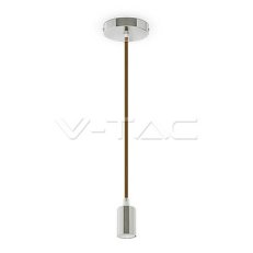 Závěsné svítidlo V-TAC Chrome Brown VT-7338