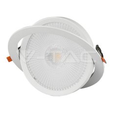 V-TAC LED Downlight 10W Movable 3000K VT-2-10