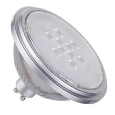 QPAR111 GU10, LED světelný zdroj stříbrný 7 W 3000 K CRI 90 40°    SLV 1005295