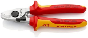 Kabelové nůžky s otevírací pružinou 165 mm KNIPEX 95 26 165 SB