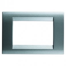 PLAYBUS 12 GANG TITANIUM GREY PLATE