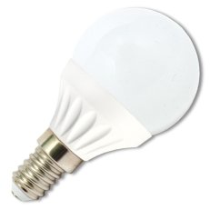 Světelný zdroj LED mini globe E14,5W,4100K, 440lm ECOLITE LED5W-G45/E14/4100