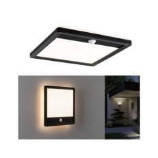 Outdoor 230V Lamina Panel rect PIR black