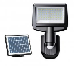 Solární LED svítidlo s PIR pohybovým senzorem TOMI SOLAR 10W NW 1100lm