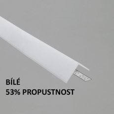 Plexi L30 KLIK bílé hranaté pro FKU95, 2m FK TECHNICS 4738042