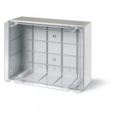 Rozbočovací krabice SCABOX IP56 100x100x80mm, průhledný kryt SCAME 686.424