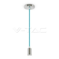 Závěsné svítidlo V-TAC Chrome - Light Blue VT-7338