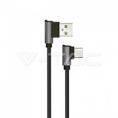 1 M Type C USB Cable Black - Diamond Ser