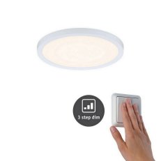 LED vestavné svítidlo Areo VariFit IP44 3-krok. stmív 175mm 13W 3000K bílá