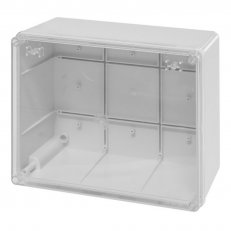 Rozbočovací krabice SCABOX IP56 240x190x125mm, průhledný kryt SCAME 686.428