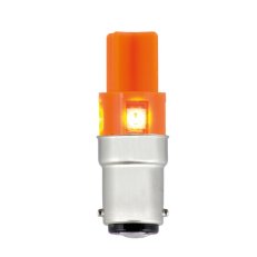 Žárovka LED LD 4.5.4 WO 24 V, ACDC, BA15d, oranžová SIRENA 40942