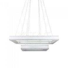 115W Soft Light Chandelier Dimmable Squa