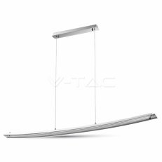 Závěsné svítidlo V-TAC 18W Designer Bend Glass Chrome Natural White VT-7020