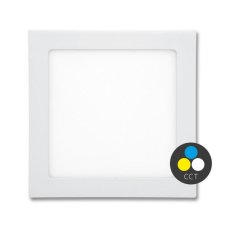 SMD panel 17x17cm,12W,CCT,IP44,960lm ECOLITE LED-WSQ-CCT/12W/BI