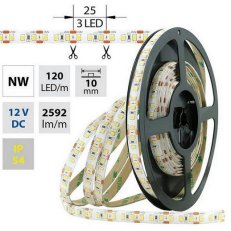 LED pásek SMD2835 NW, 120LED, 5m, 12V, 28,8 W/m MCLED ML-121.713.60.0