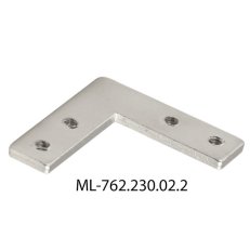 Kovový propojovací konektor rohový pro PN, AC, AE, ZT, 1ks MCLED ML-762.230.02.2