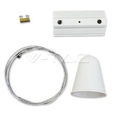 Hanging Track Light Kit 1M/4Line White,