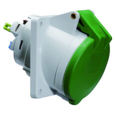 Zásuvka vestavná 32A 4p >50V IP44 10h Quick-Connect BALS 12871