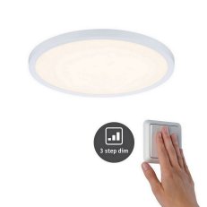 LED vestavné svítidlo Areo VariFit IP44 3-krok. stmív 230mm 16W 3000K bílá