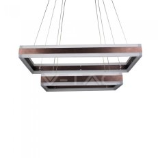 115W Soft Light Chandelier Dimmable Squa