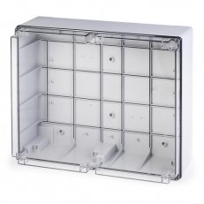 Rozbočovací krabice SCABOX IP56 450x370x180mm, průhledný kryt SCAME 686.431