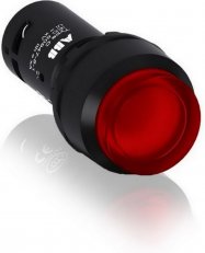 CP4-11R-10, Tlačítko červené, prosvětlené, včetně LED ABB 1SFA619103R1111