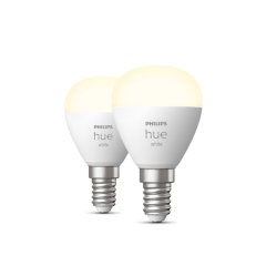 Philips Hue White LED žárovka kapka 470lm (40W) E14 5.7W Luster (2ks)