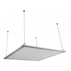 Závěsné LED svítidlo Office 40W, 4000K, 595*595 mm, stříbrná barva