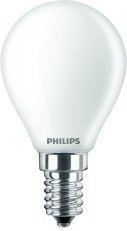 LED žárovka PHILIPS CorePro LEDLuster ND 4.3-40W E14 827 P45 FR G