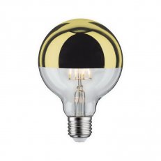 LED Globe 95 5W E27 230V Kopfspiegel Gold 2700K dimmbar PAULMANN 28545