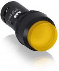 CP4-11Y-10, Tlačítko žluté, prosvětlené, včetně LED ABB 1SFA619103R1113