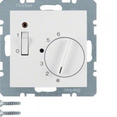 Termostat s rozpínacím kontaktem 24V AC/DC, S.1/B.x, bílá mat BERKER 20311909