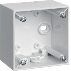 Krabice pro nástěnou montáž, vysoká, Integro Flow, bílá lesk BERKER 911512509