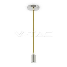 Závěsné svítidlo V-TAC Chrome Yellow VT-7338