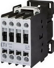 Motorový stykač CEM9.01-230V-50/60Hz, 3p, 3xNO+1xNC,25A/9A ETI 004642113