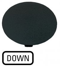 Eaton M22-XDP-S-GB4 Tlačítková výplň do hřibového tlačítka, DOWN, černá