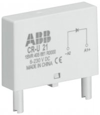 ABB CR-U 61CV Modul ochrana varistorem a LED zelená (6-24V AC/DC)