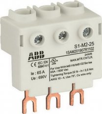 ABB S1-M2-25 Příslušenství MS 116,132 Napájecí bloky Vysoký 100A 690V