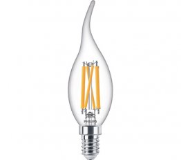 Svíčková LED žárovka Philips Classic DT 4.5-40W E14 CRI90 BA35 CL